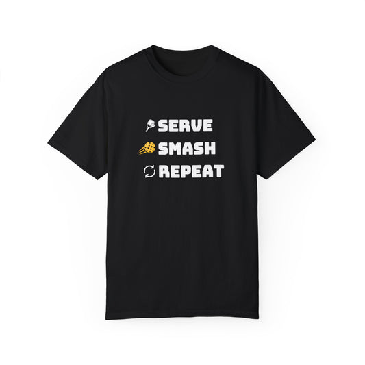 Serve Smash Repeat Pickleball T-Shirt – Unisex Comfort Tee