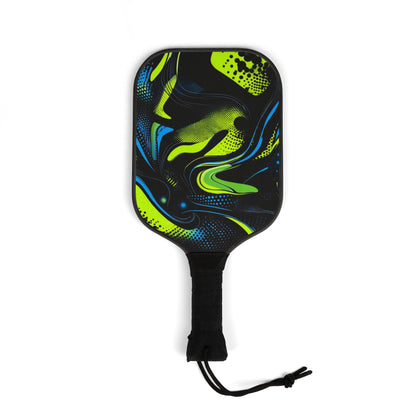 Pickleball Paddle Set with Balls – Neon Blue